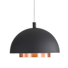 Golden 3632-7 SNB-ACR - Wry Lighting Solsken Integrated LED 7in Pendant in Sand Black
